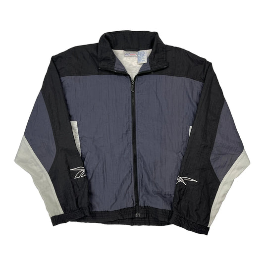 Reebok Windbreaker - Small Grey Nylon