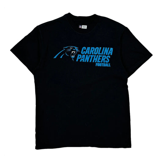 Carolina Panthers Nfl T-Shirt - Medium Black Cotton