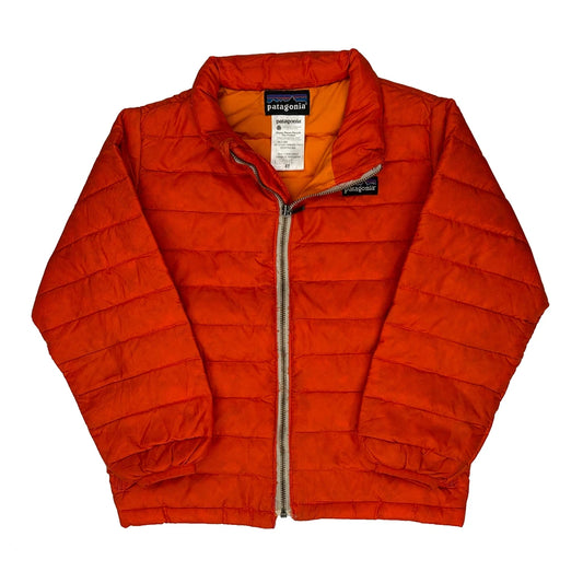 Age 4 Patagonia Puffer - Small Orange Polyester