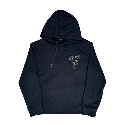 Armani Exchange Hoodie - XL Navy Cotton