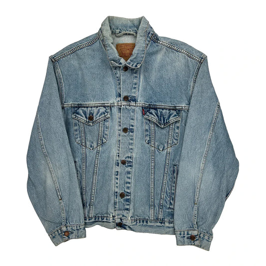 Vintage Levis Denim Jacket - XL Light Wash Denim