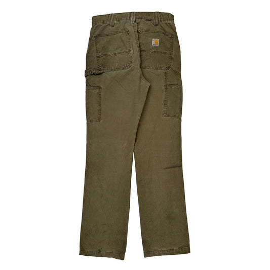 Carhartt Carpenter Trousers - 30W 34L Brown Cotton