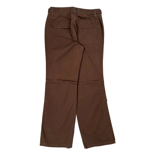 Tommy Hilfiger Cargo Trousers - 32W UK 12 Brown Cotton