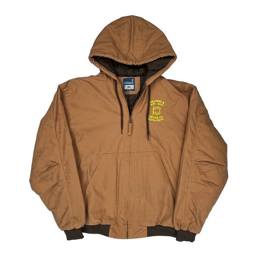 Rk Brand Workwear Jacket - XL Brown Cotton