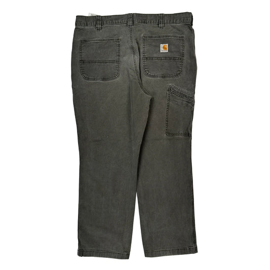 Vintage Carhartt Carpenter Trousers - 36W 28L Grey Cotton Blend