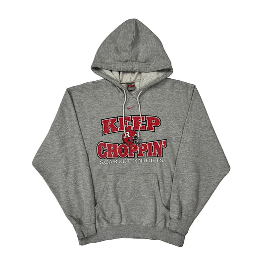 Scarlet Knights Nike Hoodie - Medium Grey Cotton