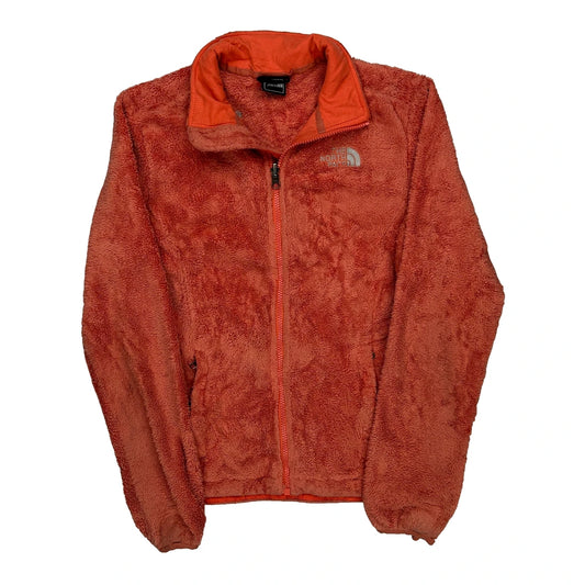 The North Face Fleece Jacket - Small Orange Polyester