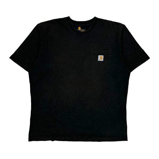 Carhartt T-Shirt - Large Black Cotton
