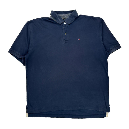 Tommy Hilfiger Polo Shirt - XL Navy Cotton