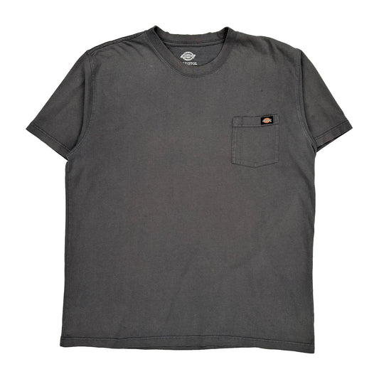 Pocket On The Left Chest Dickies T-Shirt - 2XL Grey Cotton