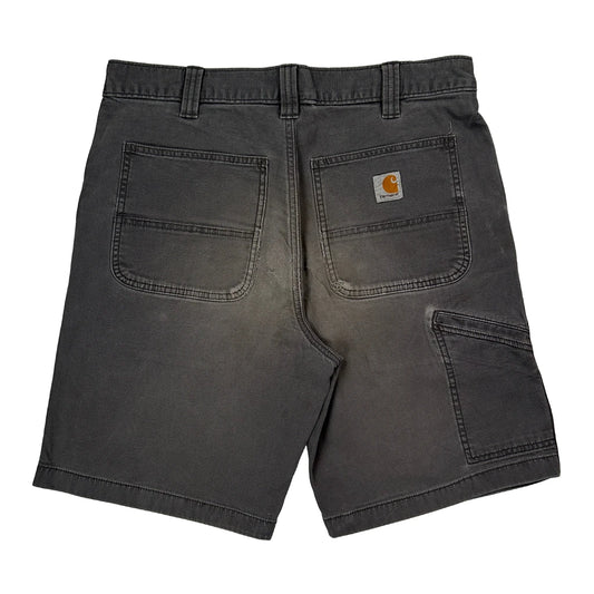 Carhartt Carpenter Shorts - 34W 10L Grey Cotton