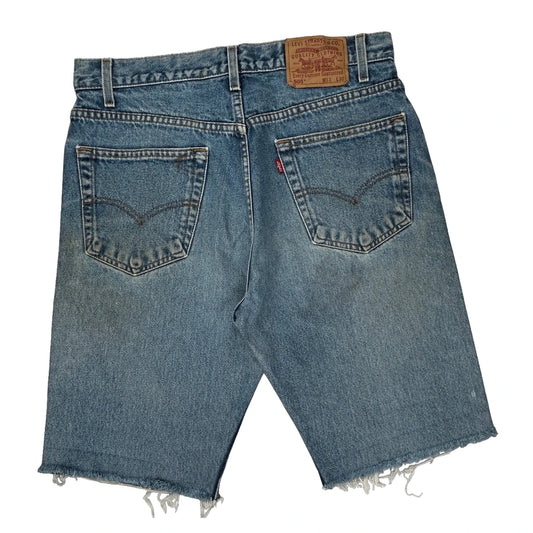 Levis Denim Shorts - 30W 10L Blue Denim