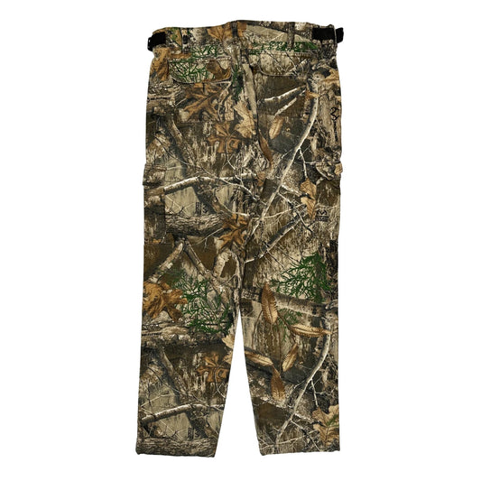 Habit Camo Cargo Trousers - 33W 31L Camo Cotton