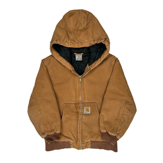 Age 7-8 Carhartt Jacket - Small Brown Cotton