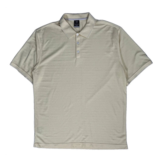 Nike Polo Shirt - XL Cream Polyester