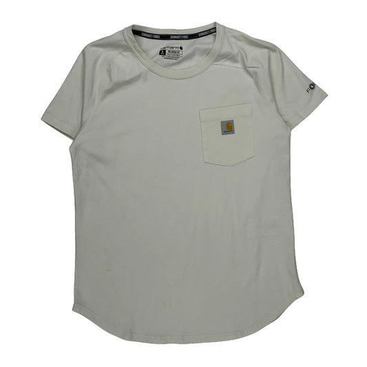 Carhartt Force Carhartt T-Shirt - Small White Cotton