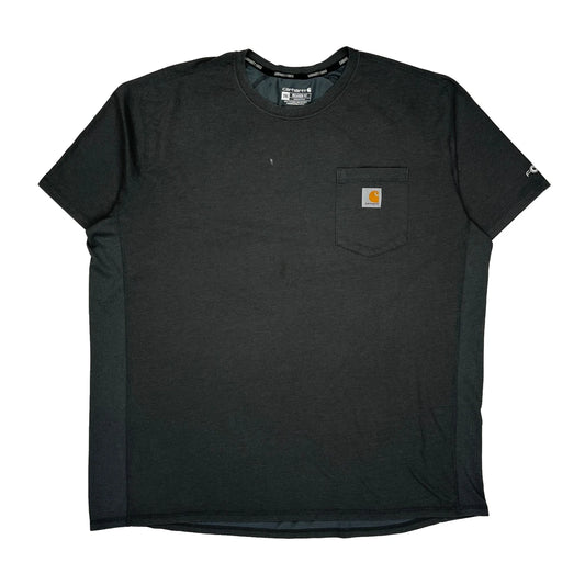 Vintage Carhartt Force Carhartt T-Shirt - 2XL Grey Polyester Blend