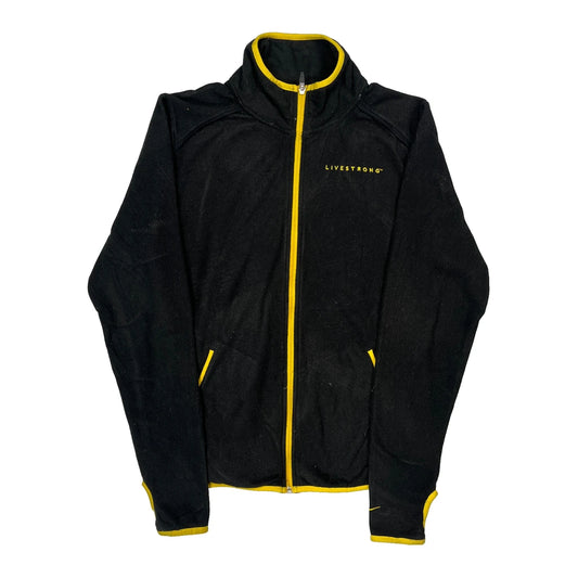 Livestrong Nike Fleece Jacket - Large Black Polyester