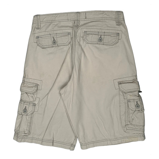 Lee Cargo Shorts - 30W 11L Beige Cotton