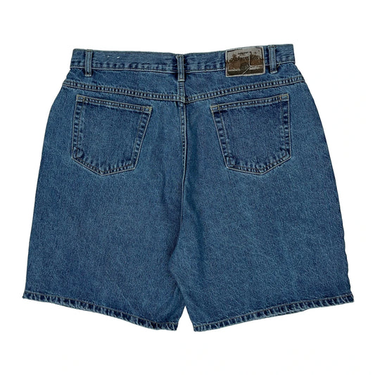 St. Johns Bay Denim Shorts - 33W UK 16 Blue Cotton