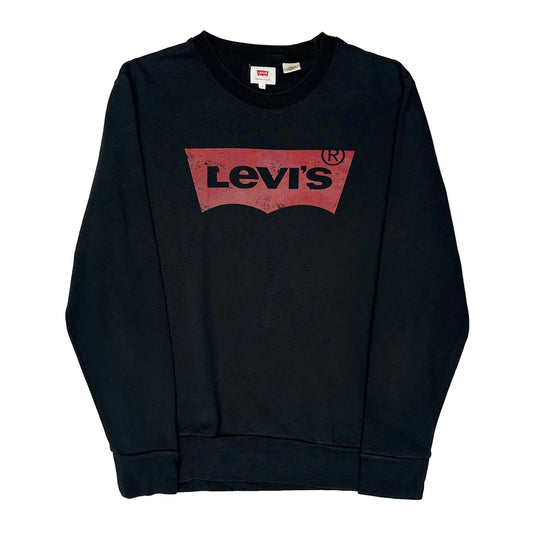 Levis Sweatshirt - Small Black Cotton