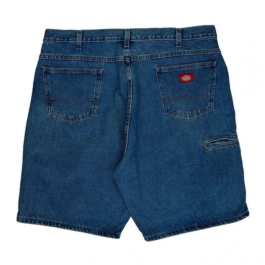 Dickies Denim Shorts - 38W 10L Blue Cotton
