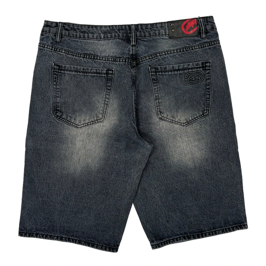 Ecko Unltd Denim Shorts - 36W 12L Grey Denim