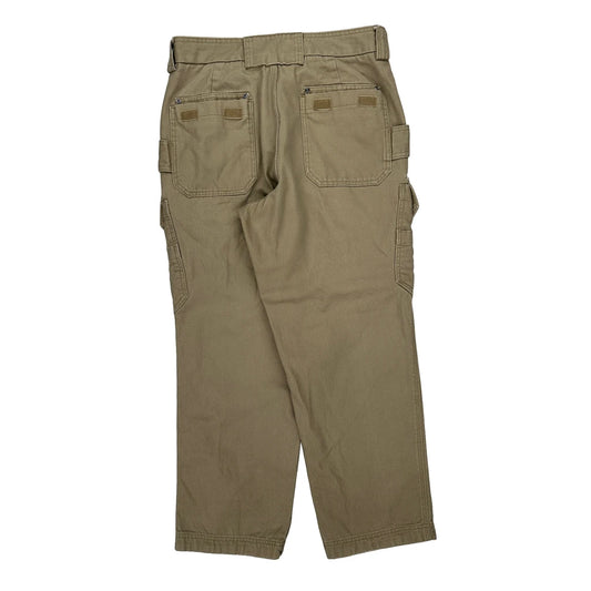 Duluth Cargo Trousers - 33W 30L Khaki Cotton