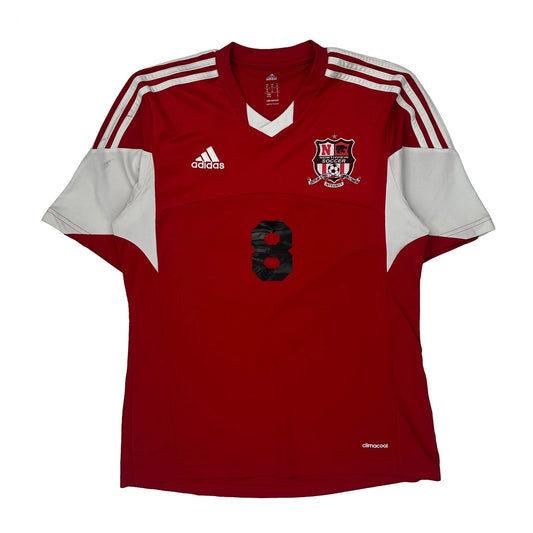 Northview Adidas Football Shirt - Medium Red Polyester