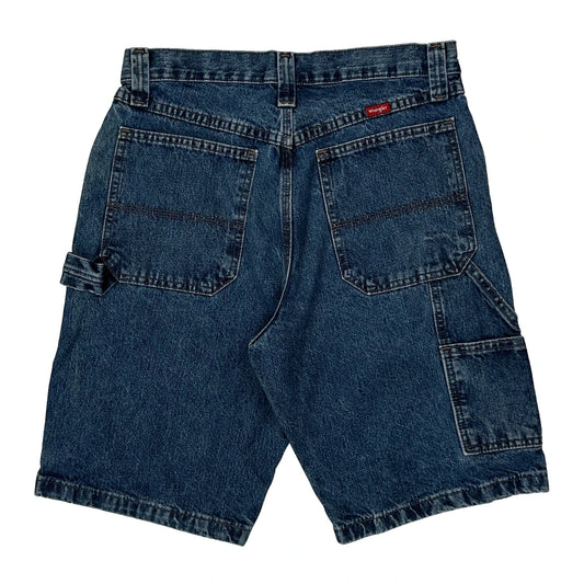 Wrangler Carpenter Shorts - 30W 9L Blue Cotton