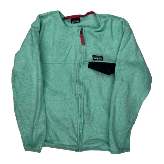 Age 10 Patagonia Fleece - Medium Blue Polyester