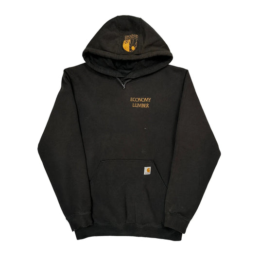Economy Lumber Carhartt Hoodie - Medium Black Cotton