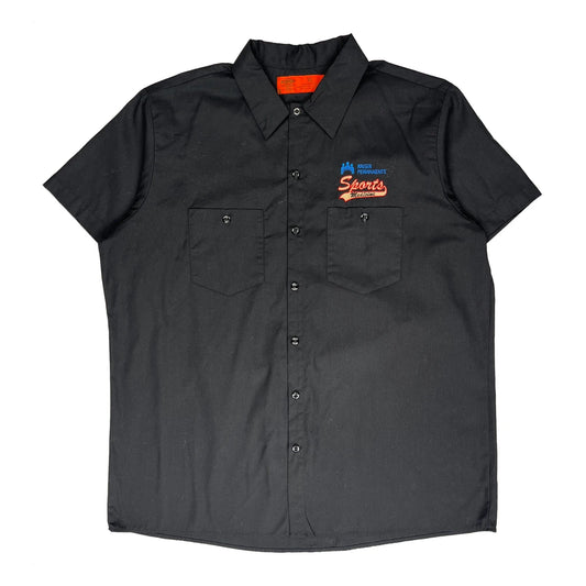 Dickies Short Sleeve Shirt - XL Black Polyester Blend