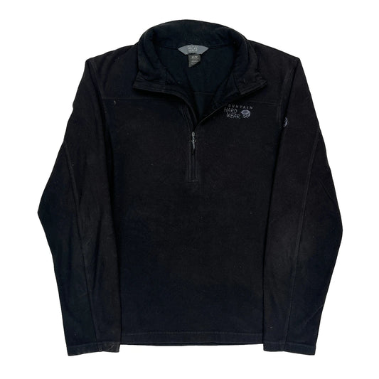 Vintage Mountain Hard Wear Fleece - Medium Black Polyester
