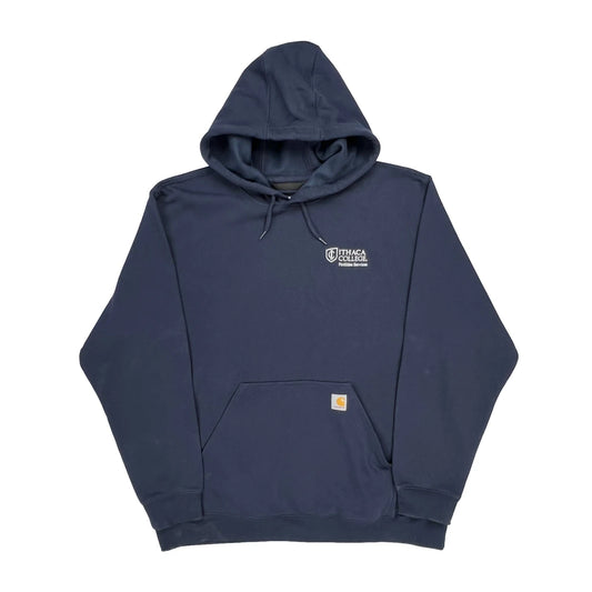 Ithaca College Facilities Services Carhartt College Hoodie - 2XL Navy Cotton