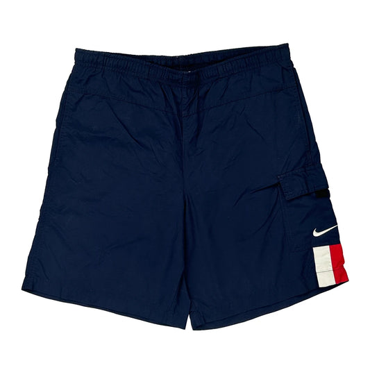 Nike Sport Shorts - Small Navy Nylon