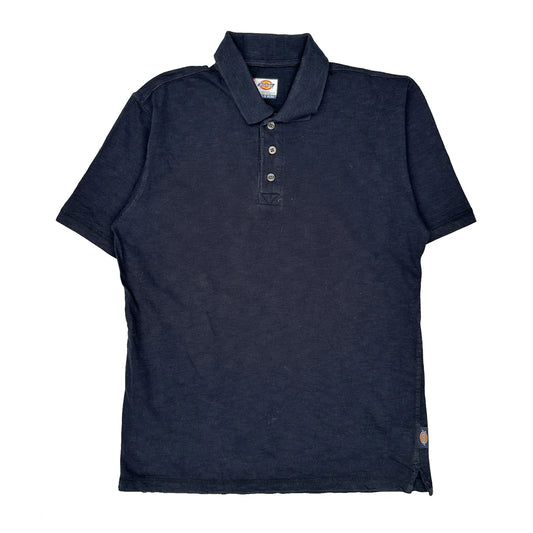 Dickies Polo Shirt - Medium Navy Cotton