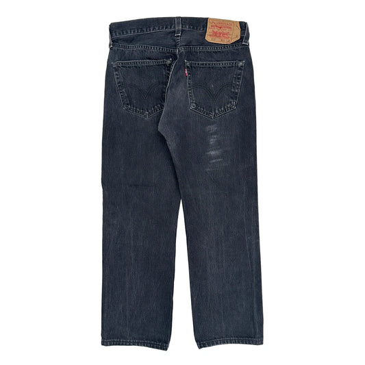 501 Levis Jeans - 31W 27L Black Cotton