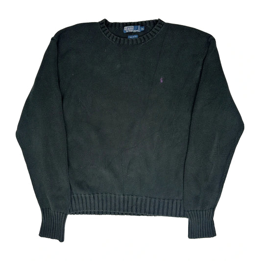 Polo By Ralph Lauren Jumper - XL Black Cotton