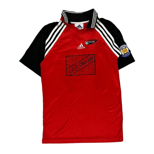 Age 15 Adidas Football Shirt - XL Red Polyester