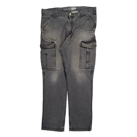 Carhartt Cargo Trousers - 36W 32L Grey Cotton