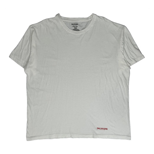 True Religion T-Shirt - XL White Cotton