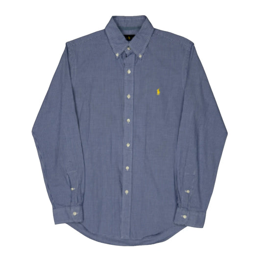 Ralph Lauren Checked Shirt - Small Blue Cotton