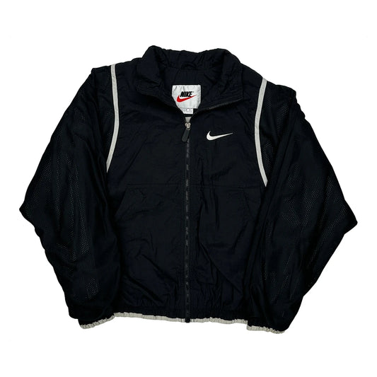 Nike Windbreaker - Medium Black Polyester