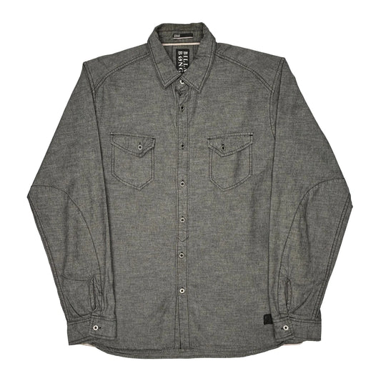 Billabong Shirt - Large Grey Cotton