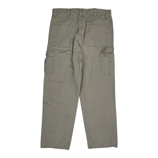 Wrangler Cargo Trousers - 36W 34L Beige Cotton