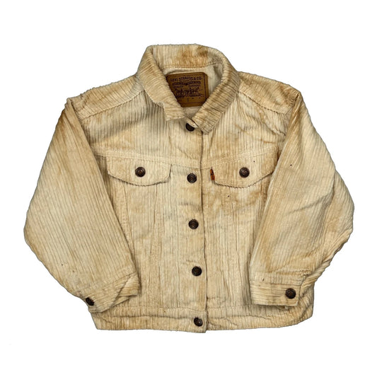 Age 4 Levis Cord Jacket - XS Beige Cotton