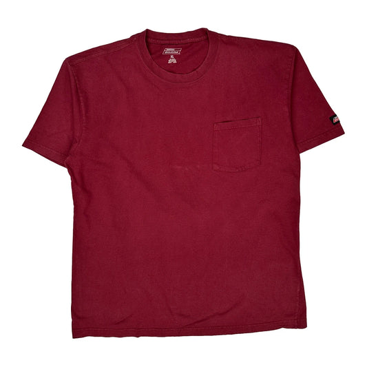 Dickies T-Shirt - XL Red Cotton