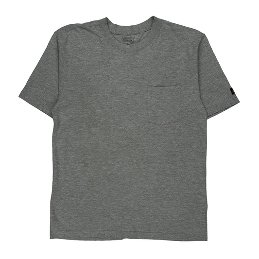 Dickies T-Shirt - Large Grey Cotton Blend