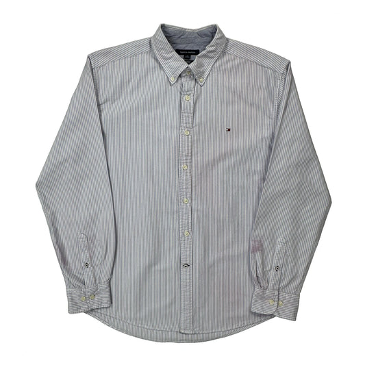 Tommy Hilfiger Striped Shirt - XL Blue Cotton